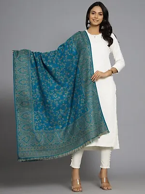 India Pashmina Scarf Shawl Wrap-Trendy Paisley Silk Cashmere Oversize Throw 80  • $35.99