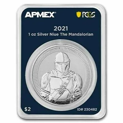 2021 Niue MANDALORIAN 1oz Silver Coin In Apmex MintDirect TEP • $49.95