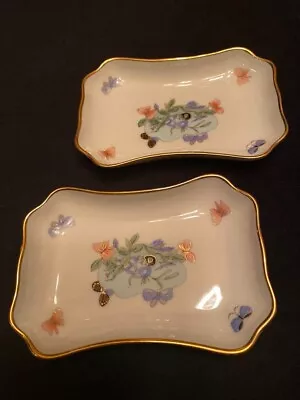 HAVILAND Limoges Madoura Square Small Plate Tray 2 Set • $78.20