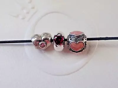 Authentic PANDORA  S/Silver PURE LOVE Charms • $50
