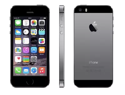 Apple IPhone 5S 16GB GREY- Unlocked Sim Free 4G Smartphone-A+ Warranty • £28.99