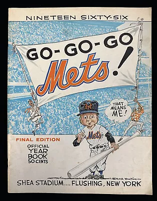 1966 New York Mets Official Baseball Yearbook Final Edition EX • $85