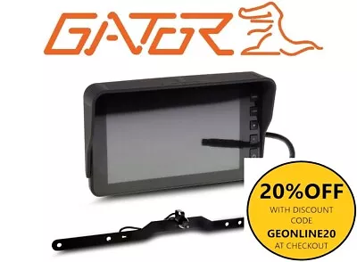 GATOR GX5HDKT 5  DASH WINDSCREEN MOUNT HIGH RES DISPLAY REVERSE CAMERA KIT - New • $169.84