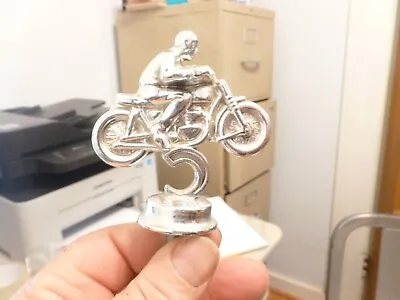 Vintage Metal Motorcycle Trophy Topper • $7