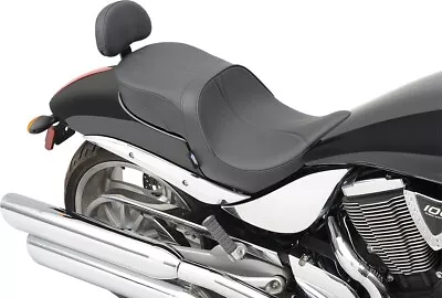 DRAG Black Touring Seat W/ Passenger Backrest 2006-2017 Victory Hammer 0810-1585 • $737.95