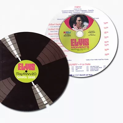 Elvis Presley May 1973 Sahara Tahoe Menu With Cd Repro • $22.39