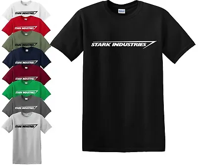 £12.99 • Buy STARK INDUSTRIES T Shirt/Iron Man/Shield/Marvel/Comic/Father Day/Gift/Top/Tee