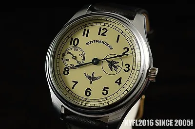 MILITARY Style Russian Mechanical Wrist Watch Shturmanskie Pilot's USSR • $110