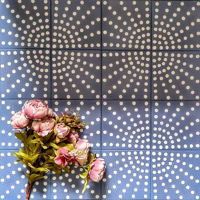 £3 • Buy TILE SAMPLES: Karikoy Azure Moroccan Porcelain Wall & Floor Tiles
