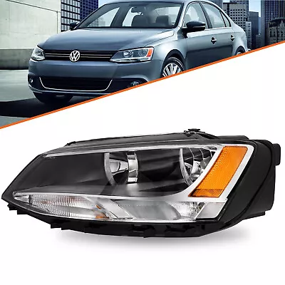 For 2011-2018 Volkswagen Jetta Headlamp Halogen Left Driver Side Headlight • $58.99