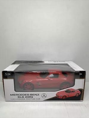 Mercedes-Benz SLS AMG 1:24 Model Friction Car 1:24 Red NEW • $14.99