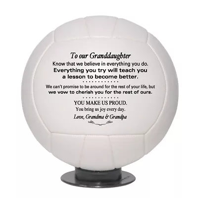 Custom Volleyball To Our Granddaughter Graduation Birthday Wedding Gift • $44.95