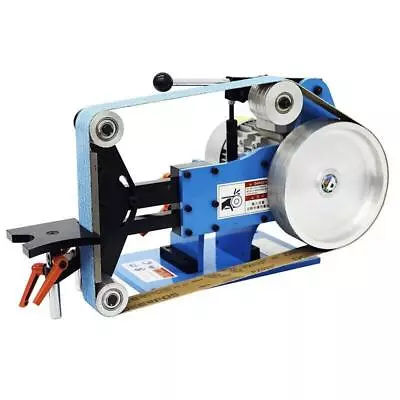 1.5kw Vertical Belt Sander Metal Wood Sanding Machine Deburring Sharpener • $1643