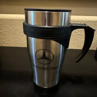 New Mercedes Benz Co-driver Travel Metal Thermos Mug Coffee Rare!! • $39.99