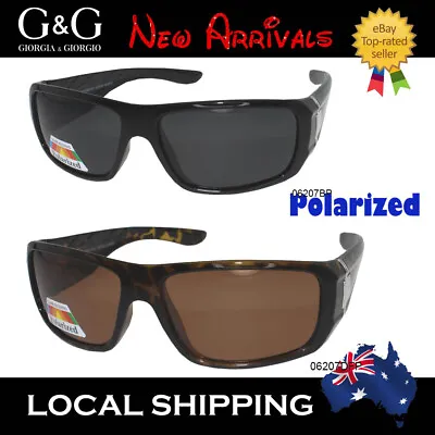 $19.95 • Buy New Mens Polarised Sunglasses Wrap Around Polarized Driving Fishing Bushwalking