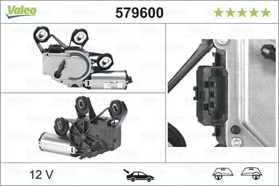 Valeo 579600 Rear Window Windscreen Wiper Motor 12V Replacement Spare LHD RHD • £98.79