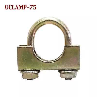 3/4  (.75 ) Air Tube Exhaust Muffler Clamp U-Bolt Uclamp Saddle Style • $10