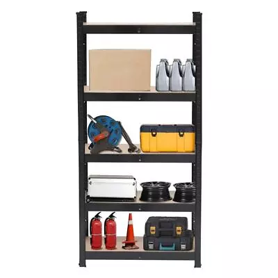 Heavy Duty 71 H Shelf Garage Steel Metal Storage 5 Level Adjustable Shelves Rack • $49.99
