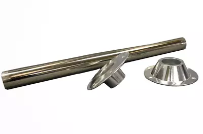 £30.50 • Buy Standard Chrome Centre-Mounted Island Table Leg For Campervans/Motorhomes