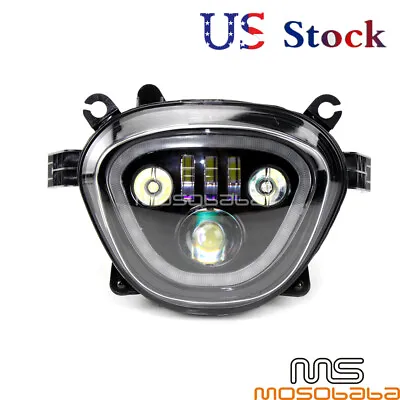 DRL LED Running Headlight Angel Eyes Projector For Suzuki Boulevard M109R M90 • $379.99