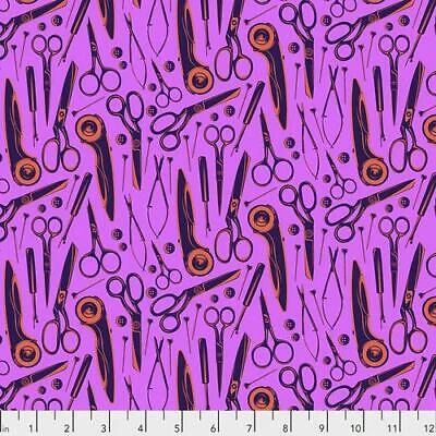 $14.50 • Buy Homemade: Tools Of The Trade - Night By Tula Pink - 50 Cms X 110 Cms - Cotton 