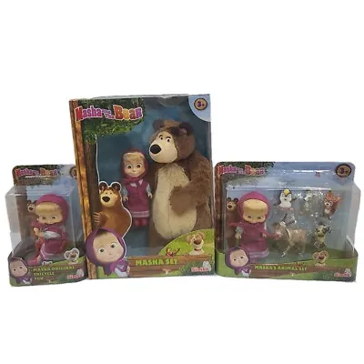 Masha And The Bear' Toy Bundle Set Gift For Girl - Pack Of 3 Items- • $80