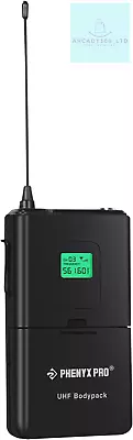 Phenyx Pro Wireless Bodypack Transmitter 561.6MHz UHF BodyPack Transmitter For • £48.13