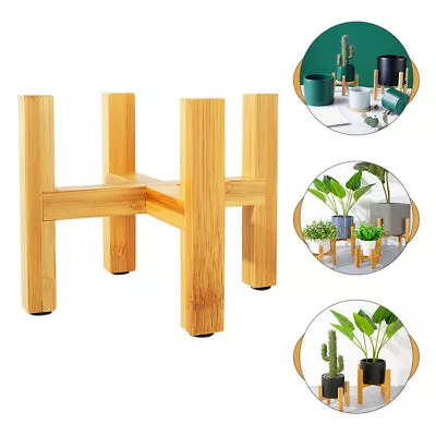 Wooden Flower Pot Stand Outdoor Plant Stand Plant Stand Indoor Plant Shelf • £10.45