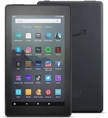 Amazon Kindle Fire 7 Tablet (7th Gen) 8GB | WI-FI | 7-Inch Display | Black • £31.95