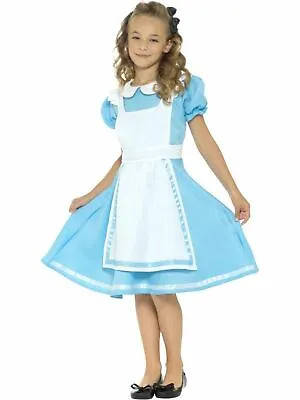 £18.54 • Buy Girls Alice Princess Costume Wonderland Kids Book Day Day In Fancy Dress Outfit