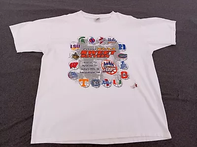 Vintage Y2K 2000 NCAA Sweet Sixteen T-Shirt Size XL (Fits Like A Large) • $20