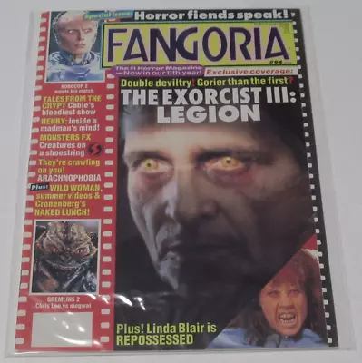 Fangoria Horror Magazine #94 1990 Exorcist III Robocop 2 Gremlins 2 Naked Lunch • $15