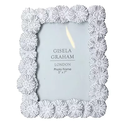 Gisela Graham Grey Wash Daisy Picture Frame • £19.99