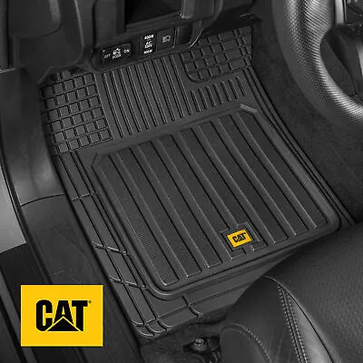 CAT® 3pc Car Rubber Floor Mats For All Weather Protection Semi Custom Fit⭐⭐⭐⭐⭐ • $44.99