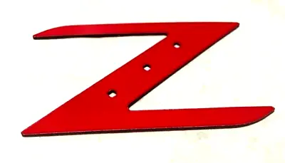 Nissan 350 Z  350z Fits  03  04 05 Logo Z Emblem Red Abs Adhesive Plastic Decal • $12.72