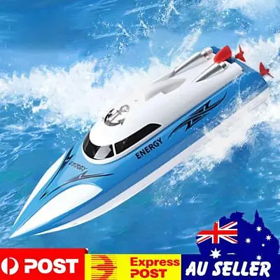 2.4GHz RC Racing Boat High Speed Fast RC Boats For Adults And Kid (Blue) • $27.39