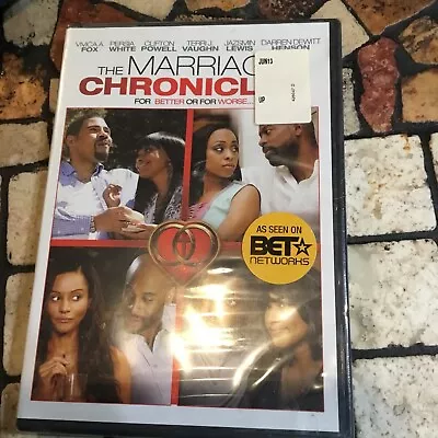 The Marriage Chronicles (DVD 2012)Jazsmin Lewis  Darrin Henson  Terri Vaughn • $6