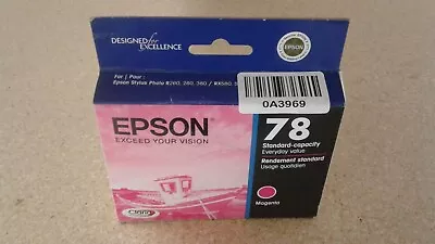 Epson 78 Ink Ctg C13T078320 Magenta For Epson Artisan 50 • $11.11