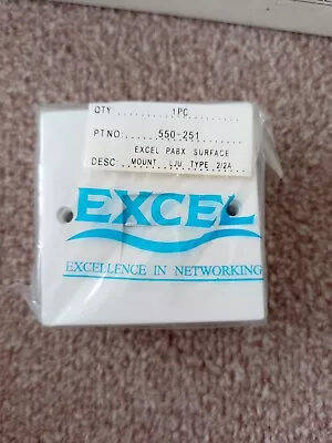 Excel PABX Surface Mount LJU Type 2/2A. 550-251  • £2.99