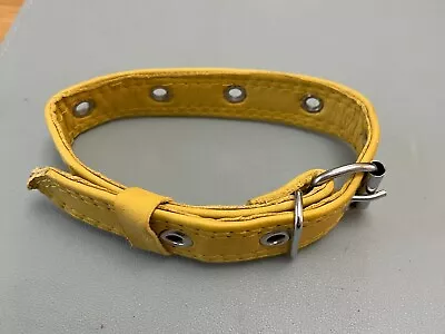 Men's  Leather Yellow Armband Up To 15  X 1   Poss. Gay Interest • £7.50