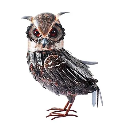  Owl Statue Owl Sculpture Garden Decoration Metal Yard Art For Yard Outdoor  • $59.29