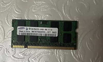 £5 • Buy Samsung 2GB PC6400 DDR2 800MHZ 200 Pin RAM