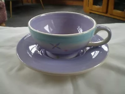 Whittard Of Chelsea Tea/ Cappuccino Cup With Matching Saucer From Candy Ceramic • £8.50