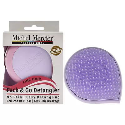 Pack And Go Detangler Fine Hair - Purple-Pink By Michel Mercier For Unisex - 1Pc • $12.77