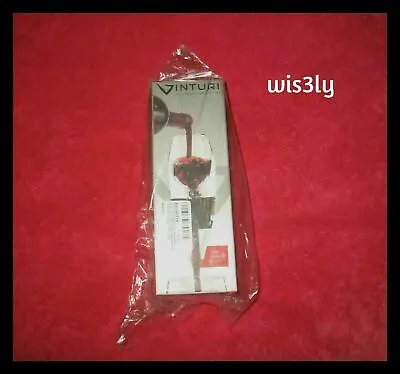 NIB Vinturi V1010 Essential Red Wine Aerator Pourer And Decanter Black $39.95 • $20.99