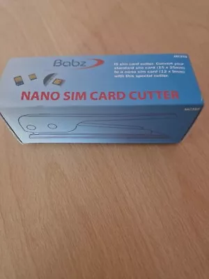 Nano Sim Card Cutter - SIM Converter - Model Babz MC359 • £5