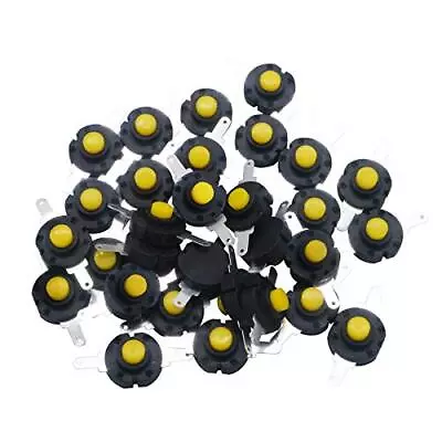 Mxuteuk 30pcs Self-Lock Micro Push Button Switch DC 12V Switch 0.5A 2-Pin Lat... • $16.76