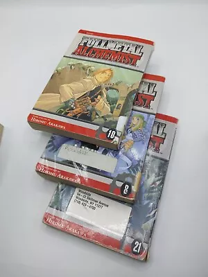 FullMetal Alchemist Vol 8 Vol 10 & Vol 21 Manga Lot • $8