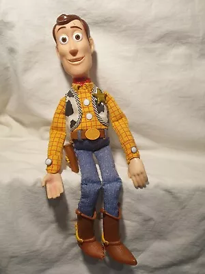 Toy Story Talking Sheriff Woody Cowboy Stuffed Soft Plush Play Toy Doll Damaged  • $49.99