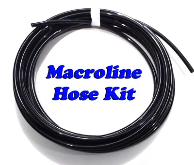 25 Ft Black Macroline For Paintball Marker Guns - Macro Air Hose Line Kit - OEM • $21.99